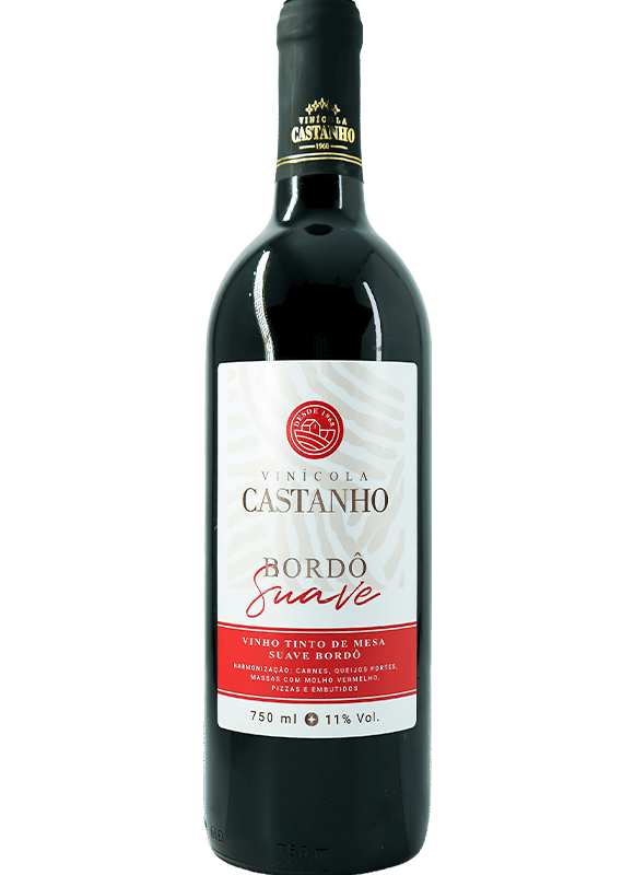 Vinho Bordô Suave - Vinícola Castanho