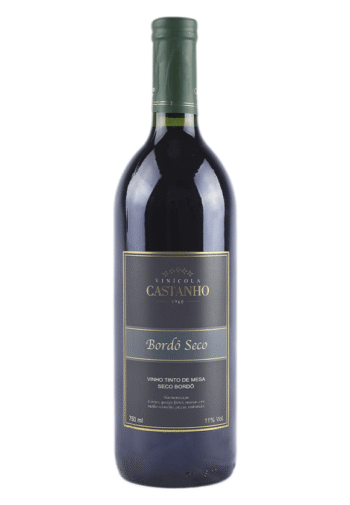 Vinho de mesa bordô seco - Vinícola Castanho
