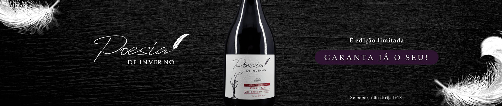 Vinícola Castanho - Poesia - 2022 - Poesia de Inverno - Divulgação vencedor - Banner Site