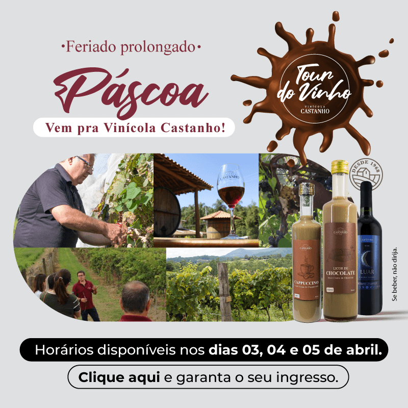 Vinícola Castanho - Páscoa - 2026 - Antecipado - Banner - Mobile