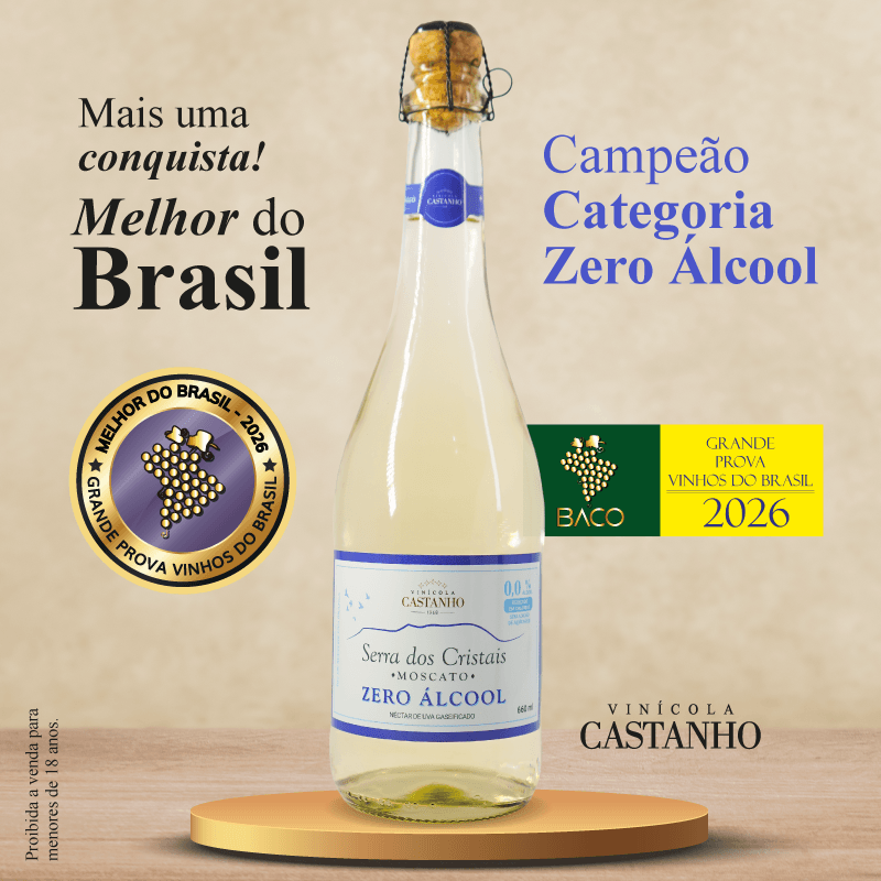 Vinícola Castanho - Premiados - 2026 - Banner Home